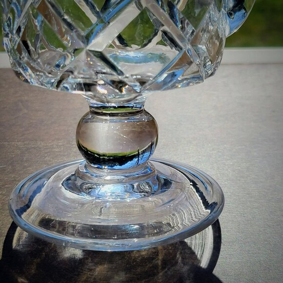 Antique EAPG Glass Creamer Challinor Taylor & Co, Beveled Diagonal c.1890 USA - Picture 9 of 12